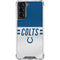 NFL Indianapolis Colts White Striped Galaxy S22 Clear Case