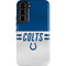 NFL Indianapolis Colts White Striped Galaxy S22 Pro Case