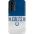 NFL Indianapolis Colts White Striped Galaxy S22 Pro Case