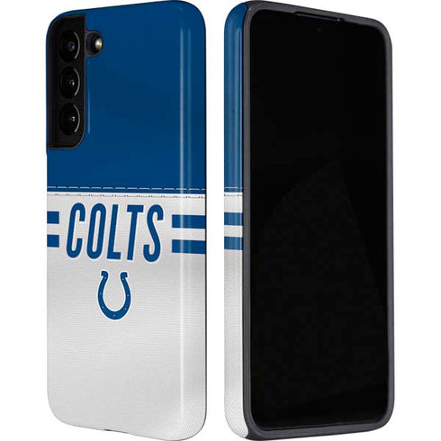 NFL Indianapolis Colts White Striped Galaxy S22 Pro Case