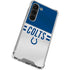 NFL Indianapolis Colts White Striped Galaxy S23 Clear Case