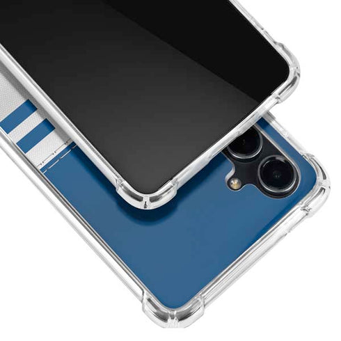 NFL Indianapolis Colts White Striped Galaxy S23 FE Clear Case