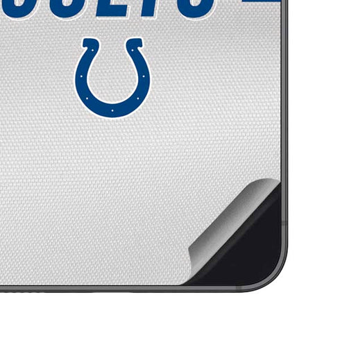 NFL Indianapolis Colts White Striped Galaxy S23 FE Skin