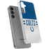 NFL Indianapolis Colts White Striped Galaxy S24 Plus Clear Case