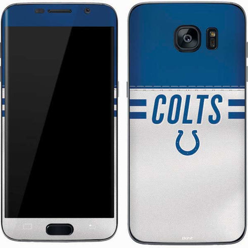 NFL Indianapolis Colts White Striped Galaxy S7 Skin