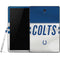 NFL Indianapolis Colts White Striped Samsung Galaxy Tab Skin