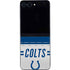 NFL Indianapolis Colts White Striped Galaxy Z Flip5 5G Skin
