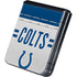NFL Indianapolis Colts White Striped Galaxy Z Flip5 5G Skin