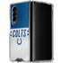 NFL Indianapolis Colts White Striped Galaxy Z Fold4 5G Clear Case
