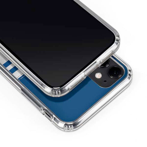 NFL Indianapolis Colts White Striped iPhone 11 Clear Case