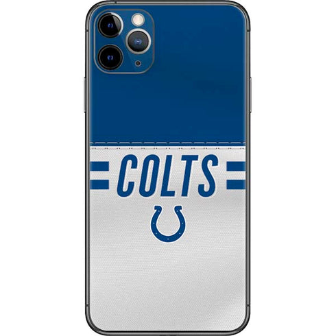 NFL Indianapolis Colts White Striped iPhone 11 Pro Max Skin