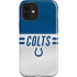 NFL Indianapolis Colts White Striped iPhone 12 Impact Case