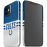 NFL Indianapolis Colts White Striped iPhone 12 Mini Lite Case
