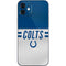 NFL Indianapolis Colts White Striped iPhone 12 Mini Skin
