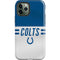 NFL Indianapolis Colts White Striped iPhone 12 Pro Impact Case
