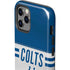 NFL Indianapolis Colts White Striped iPhone 12 Pro Impact Case
