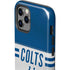 NFL Indianapolis Colts White Striped iPhone 12 Pro Max Impact Case