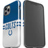 NFL Indianapolis Colts White Striped iPhone 12 Pro Max Impact Case