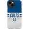 NFL Indianapolis Colts White Striped iPhone 15 Plus Impact Case