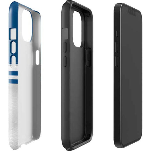 NFL Indianapolis Colts White Striped iPhone 14 Plus Impact Case
