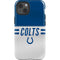 NFL Indianapolis Colts White Striped iPhone 14 Impact Case