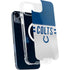 NFL Indianapolis Colts White Striped iPhone 14 Plus MagSafe Case