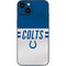 NFL Indianapolis Colts White Striped iPhone 15 Plus Skin