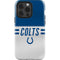 NFL Indianapolis Colts White Striped iPhone 14 Pro Impact Case