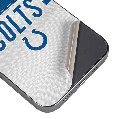NFL Indianapolis Colts White Striped iPhone 14 Pro Max Skin