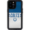 NFL Indianapolis Colts White Striped iPhone 14 Pro Max Waterproof Case