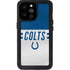 NFL Indianapolis Colts White Striped iPhone 14 Pro Max Waterproof Case