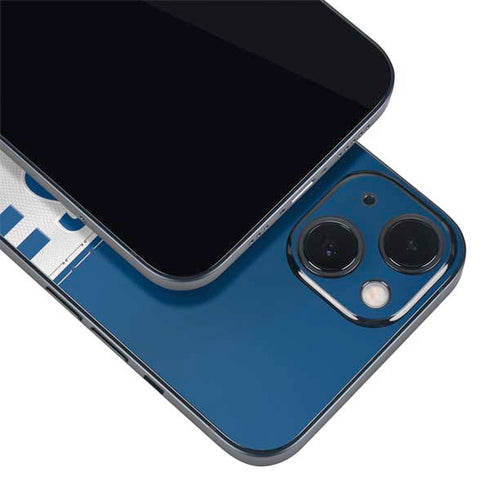 NFL Indianapolis Colts White Striped iPhone 14 Skin