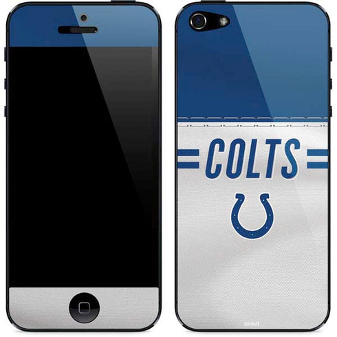 NFL Indianapolis Colts White Striped iPhone 5/5s/5SE Skin