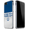 NFL Indianapolis Colts White Striped iPhone SE (2nd & 3rd Gen) Clear Case