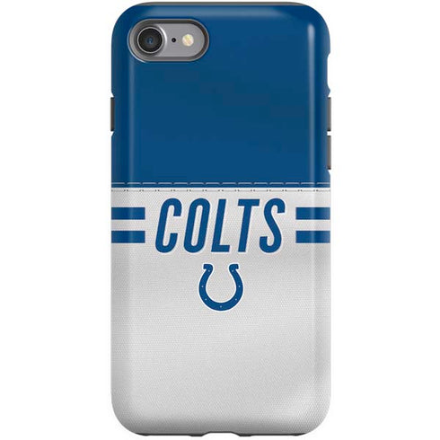 NFL Indianapolis Colts White Striped iPhone SE (2nd & 3rd Gen) Pro Case