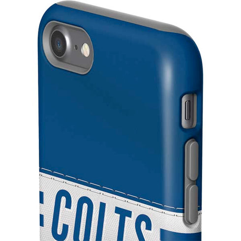 NFL Indianapolis Colts White Striped iPhone SE (2nd & 3rd Gen) Pro Case