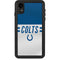 NFL Indianapolis Colts White Striped iPhone XR Waterproof Case