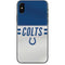 NFL Indianapolis Colts White Striped iPhone XS Skin
