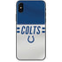 NFL Indianapolis Colts White Striped iPhone XS Skin