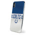 NFL Indianapolis Colts White Striped iPhone XS Skin