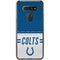NFL Indianapolis Colts White Striped LG K51/Q51 Clear Case