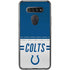 NFL Indianapolis Colts White Striped LG K51/Q51 Clear Case