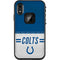 NFL Indianapolis Colts White Striped LifeProof Fre iPhone Skin