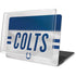 NFL Indianapolis Colts White Striped MacBook Pro 13in (2020) Case plus Skin