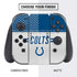 NFL Indianapolis Colts White Striped Nintendo Switch Bundle Skin
