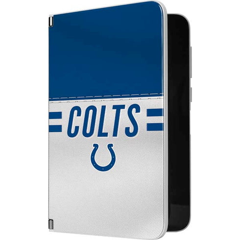NFL Indianapolis Colts White Striped Surface Duo Skin