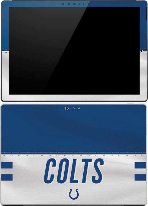 NFL Indianapolis Colts White Striped Surface Pro 4 Skin