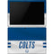 NFL Indianapolis Colts White Striped Surface Pro 6 Skin