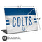 NFL Indianapolis Colts White Striped Universal Laptop 12in (9.8 x 6.8in) Skin