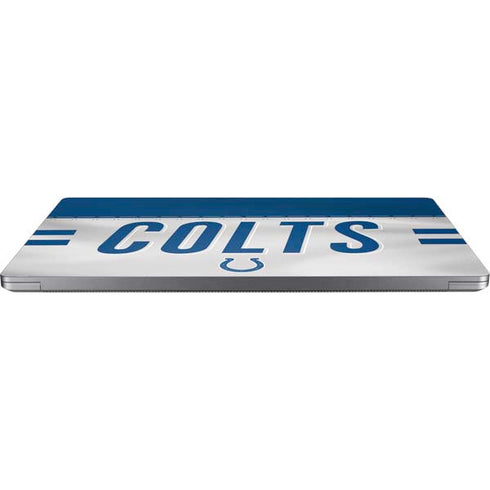 NFL Indianapolis Colts White Striped Universal Laptop 12in (9.8 x 6.8in) Skin